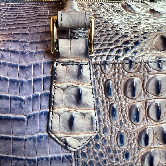 NWOT Brahmin Duxbury Weekender In Washed Indigo - Picture 8 of 13